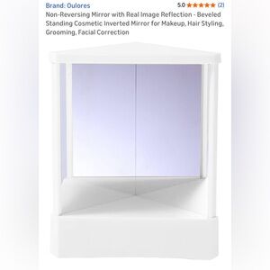 Non Reversing Inverted Cosmetic Mirror NWOB